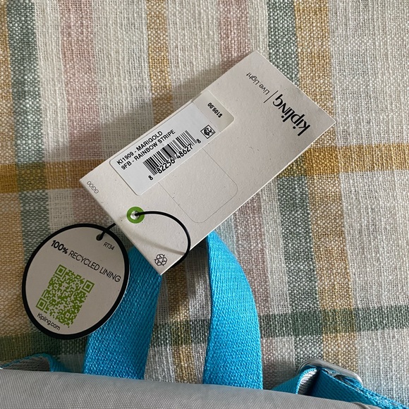 NWT Kipling Marigold mini rainbow gray backpack brand new - Picture 5 of 10